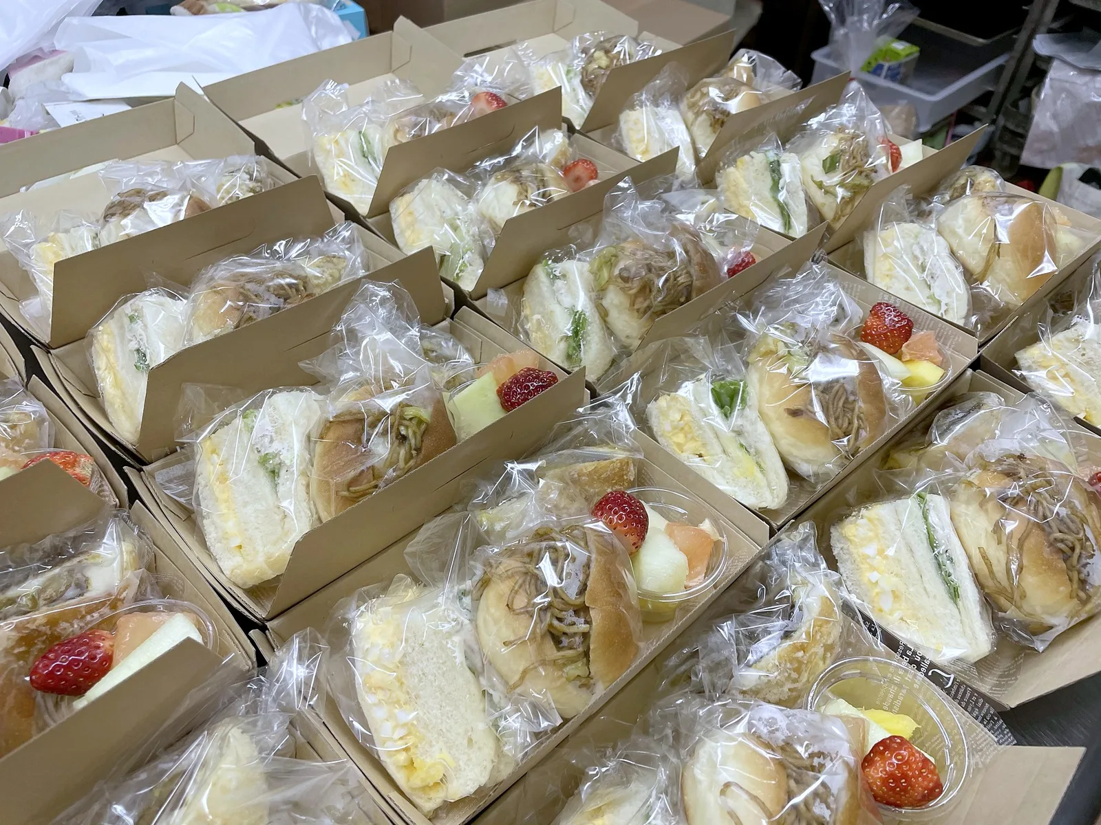 大量に並べたサンドBOX